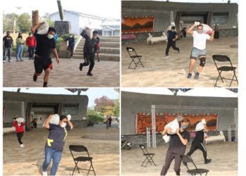 負重跑50公尺為搶晉級 高雄原住民地區聯合招考山林維護隊