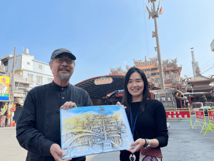 跟著藝術大師林磐聳一起 把大鵬灣的美景用畫紀錄 跟著藝術大師林磐聳一起 把大鵬灣的美景用畫紀錄