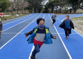 體育署補助850萬元 富山實小運動場全新跑道將啟用