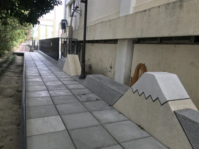 圖2 「佳里光廊Ⅲ」打造友善的無障礙步道