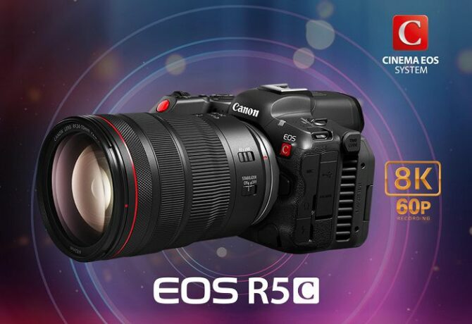 Canon 專業級攝影機 EOS R5C 及鏡頭 RF800mm f/5.6L IS USM、RF1200mm f/8L IS USM 同步發表