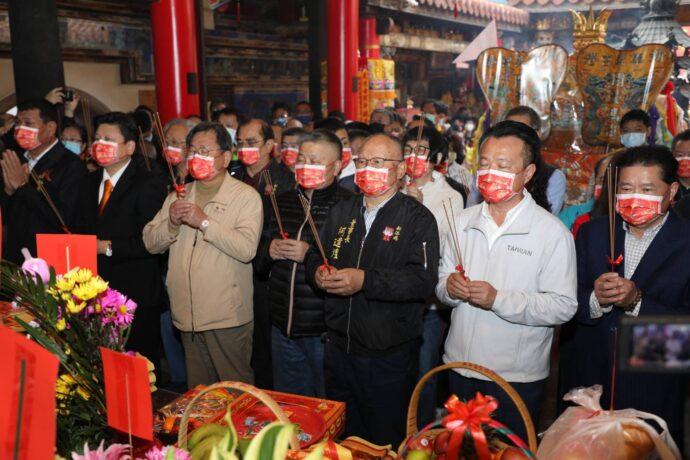 新港奉天宮媽祖元宵遶境啟程　翁章梁：祈求台灣平安、世界和平