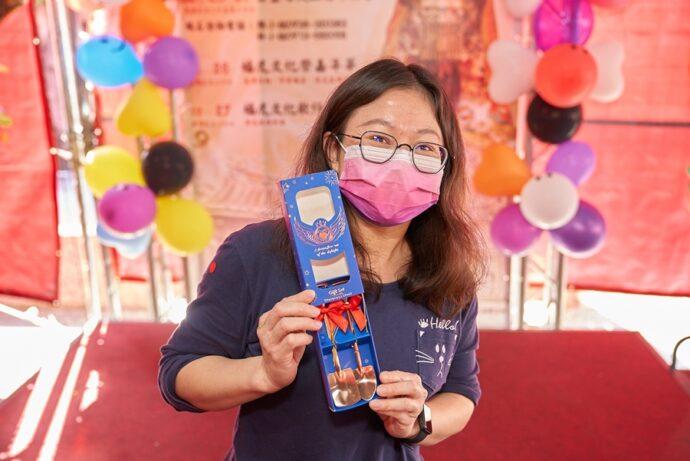 廣惠宮文化祭 求虎皮保平安 擲筊拿金鏟子祝好「孕」