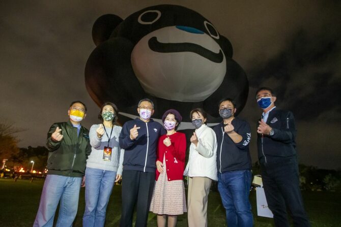 臺東熱氣球城市 熊讚熱氣球 今年暑假熱氣球嘉年華