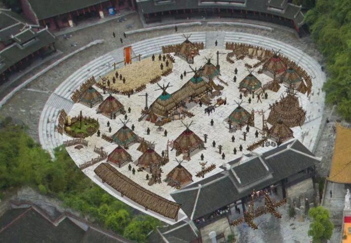 揭秘蚩尤九黎城｜演武場為什麼建在蚩尤大殿的旁邊？