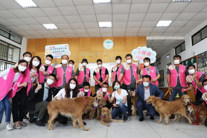 嘉義縣14隻黃金獵犬直播抽籤找新主人　全台逾千人響應搶認養