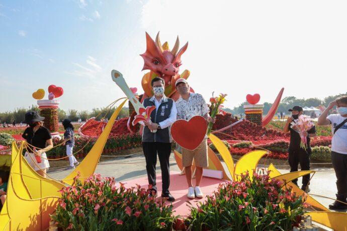 桃園彩色海芋季 趣味闖關總動員  市長鄭文燦 vs  KID林柏昇  愛情遊戲大對決