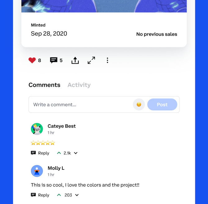 Coinbase NFT 市場 Beta 版上線 主打社群互動且免手續費