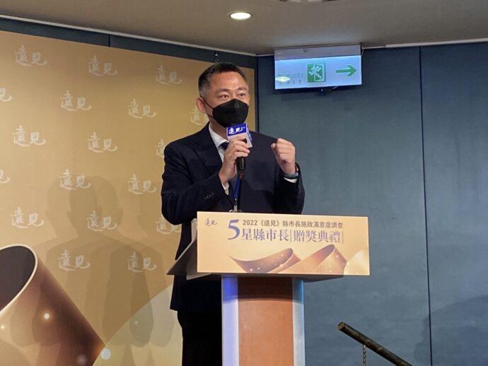 金門縣長楊鎮浯施政滿意度獲「最佳進步獎」，繼續朝「有序發展 永續金門」施政方向努力