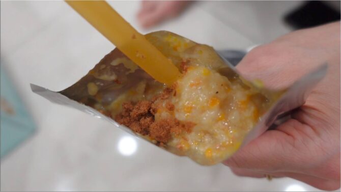 鈞媽南瓜粥搭配鈞媽肉鬆更添美味