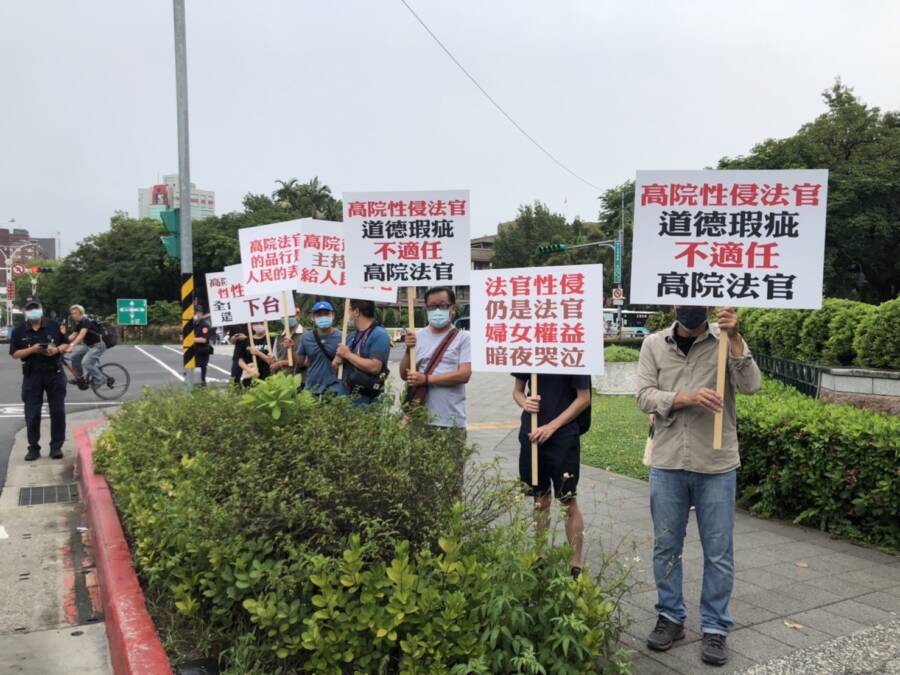 走遍五院陳情抗議　林坤明：司法人員應有更高道德標準