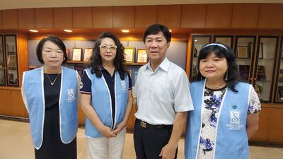 漾新聞|午餐只能買10元蘋果麵包果腹 高市蘭馨會捐贈雄商學生午餐便當基金
