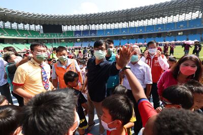 漾新聞|全民運動嘉年華會開舞 陳其邁加入500人共舞行列