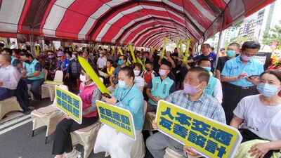 漾新聞|吳益政競選總部成立二千民眾加油喊凍蒜 高雄市第一場跨黨派競選盛事