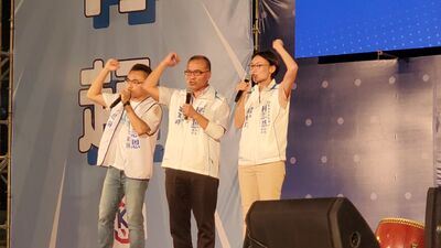 漾新聞|柯志恩首場造勢大會 漢子燕子兔子合體營造勝選氣勢