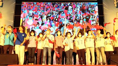 漾新聞|影》北中雄「漢子燕子兔子合體了」！侯友宜稱讚柯志恩會像盧秀燕一樣守護高雄