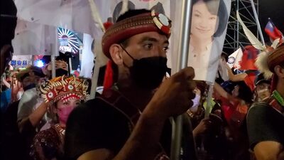 漾新聞|影》高金素梅拉抬聲勢 柯志恩聲勢如虹大進場爆場獲最熱情支持