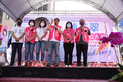 漾新聞|陳若翠總部成立　韓國瑜拍片祝賀　柯志恩與「川伯」到場力挺