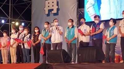 漾新聞|影》朱立倫呼籲向抹黑造謠的民進黨說不 請支持最優質市長候選人柯志恩