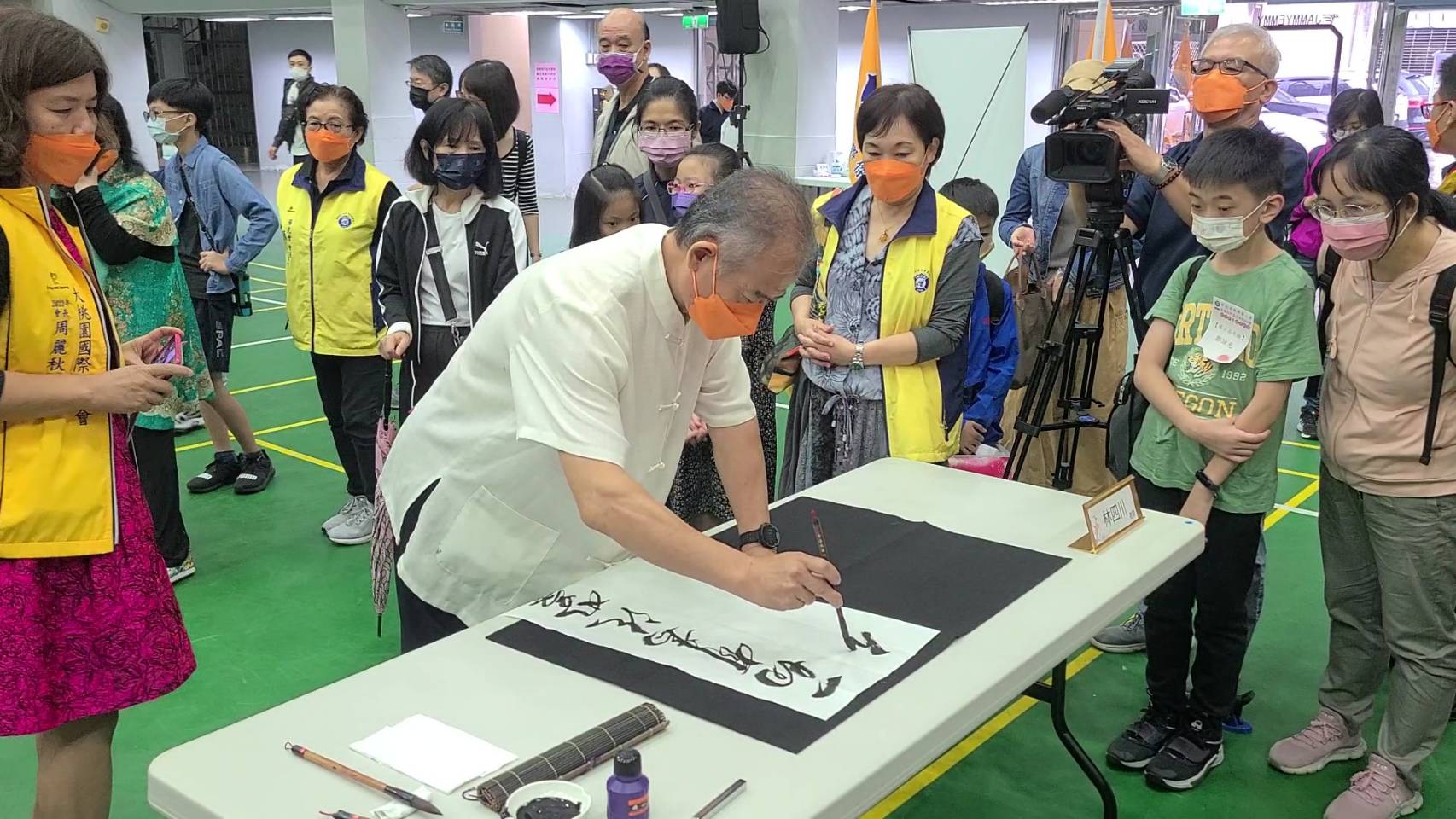 新北傑人會舉辦弟子規書法總決賽暨頒獎典禮 10/30中小學好手各展書藝揮毫競技