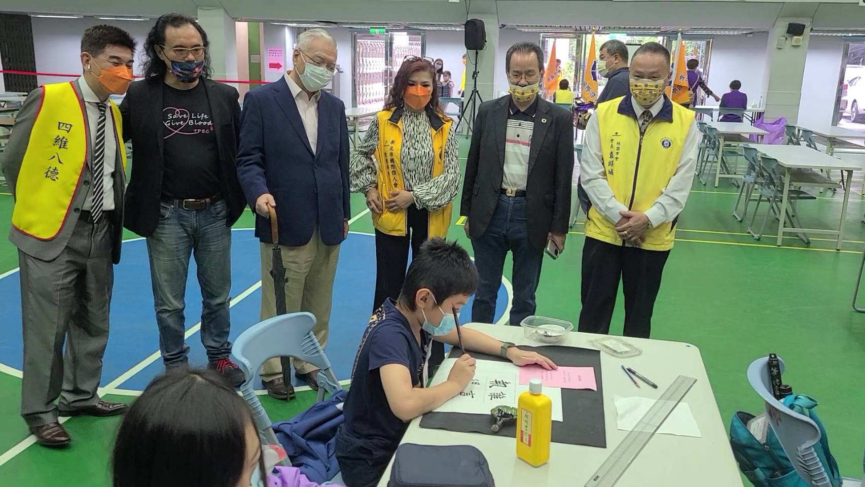 新北傑人會舉辦弟子規書法總決賽暨頒獎典禮 10/30中小學好手各展書藝揮毫競技