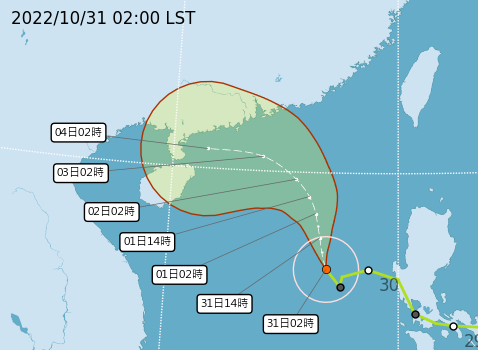 颱風外圍環流＋東北季風增強！宜蘭紫爆留意「超大豪雨」