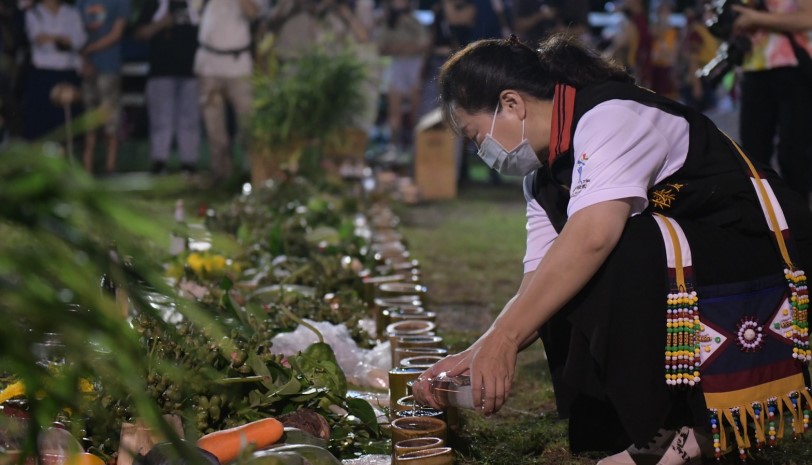 「戰後144年撒奇萊雅族火神祭」 徐榛蔚到場追悼 祝褔文化永續昌盛
