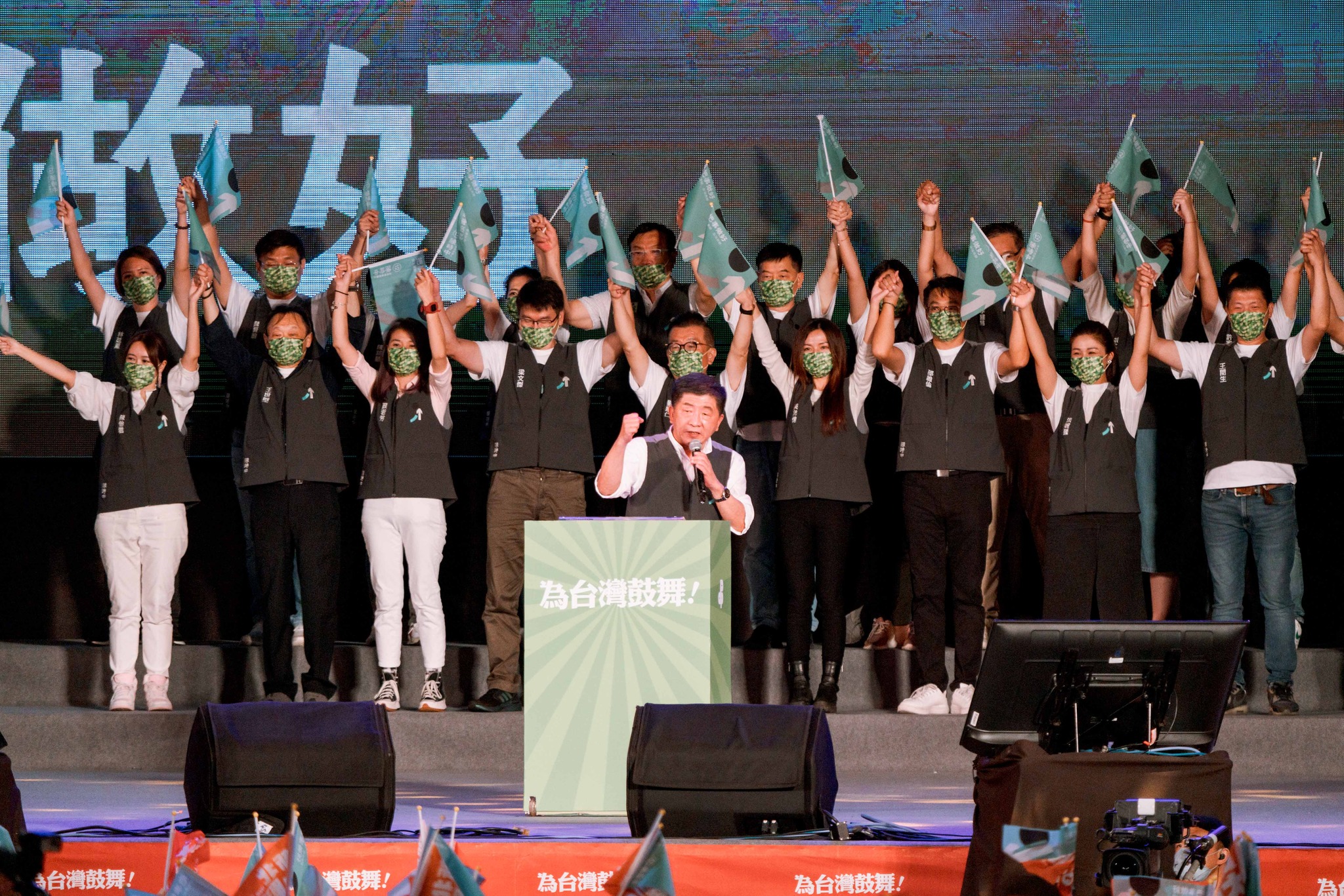 陳時中呼籲支持者集中選票 防止棄保效應