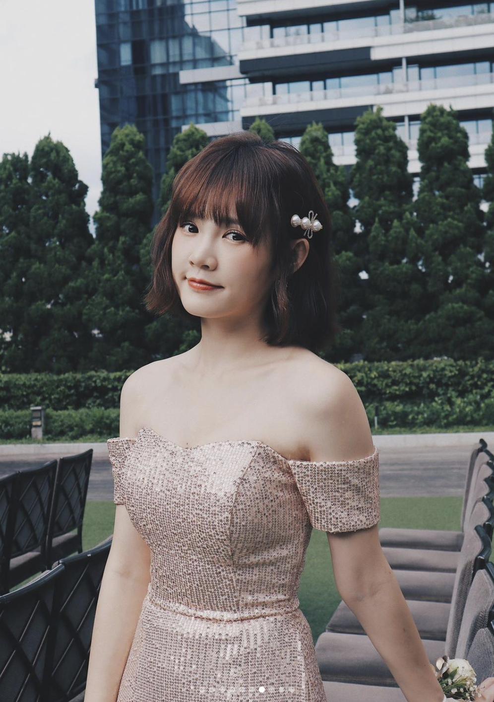 許維恩最美伴娘是「《全明星》射箭女神」　罕曬性感事業線