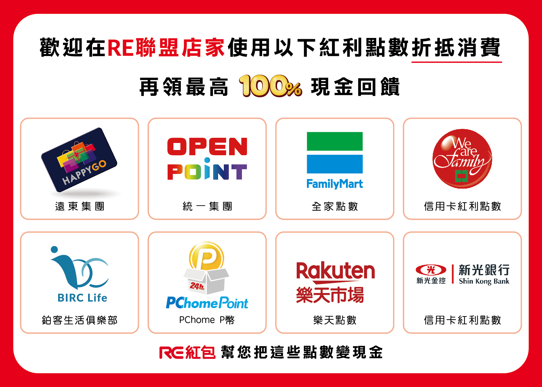 台灣最火現金回饋平台成功串連大集團與街邊小店 知名紅包APP站在巨人肩膀上的整合高手