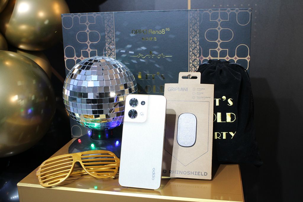 OPPO 歲末推出 Reno8 進化升級版、新色緞面金絕美登場