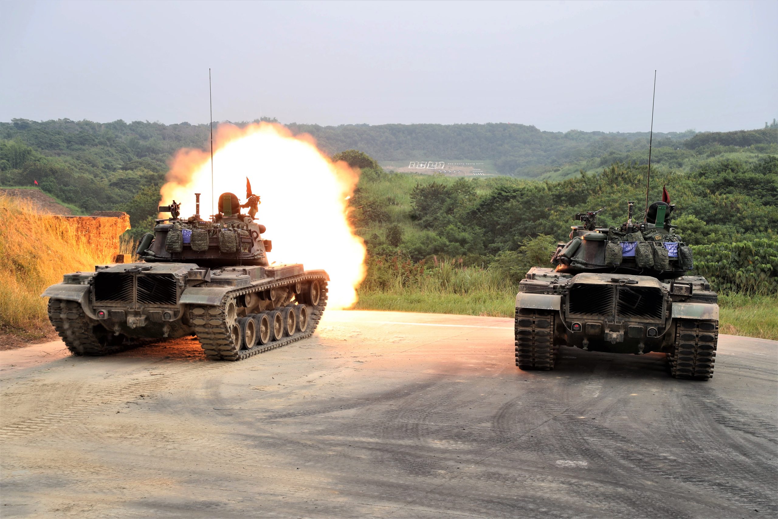 陸軍234旅戰力鑑測 聯合兵種實兵實彈操演
