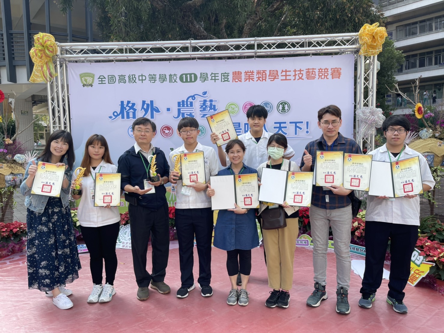 旗山農工94校慶 陸軍四支部蒞校宣導全民國防