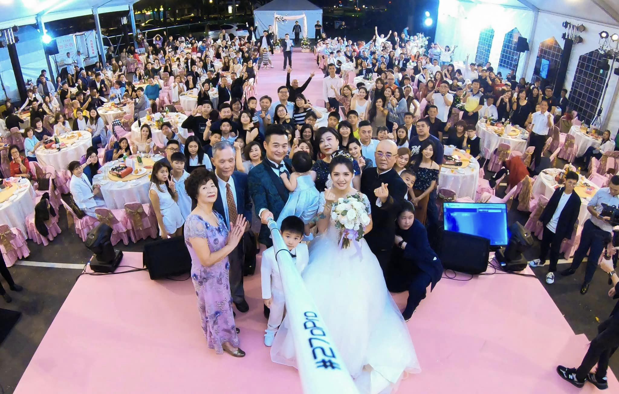太太指定「辦流水席」！林佑星曬3年前台北婚禮照　網大讚：好漂亮a