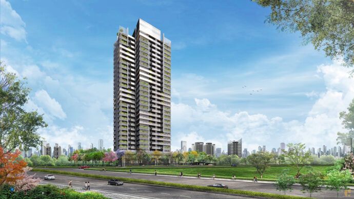 知名建商打造五權西路最美雙地標