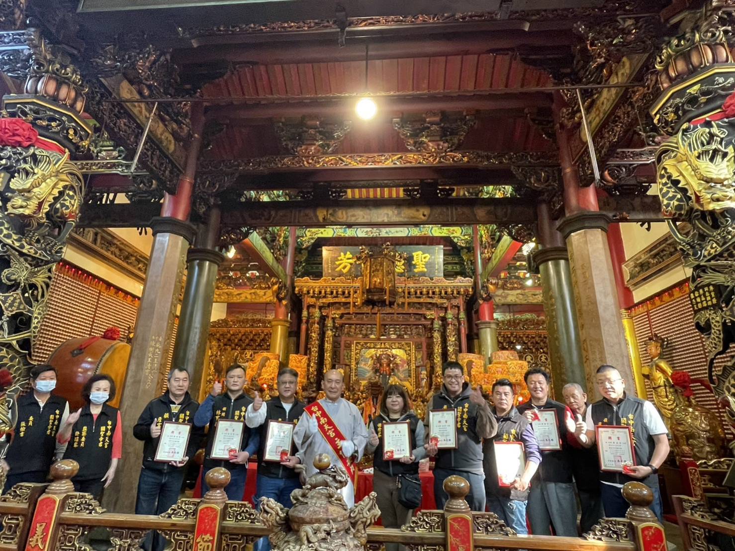 台中南天宮 三鼓嚴團拜暨112年度顧問團就職典禮