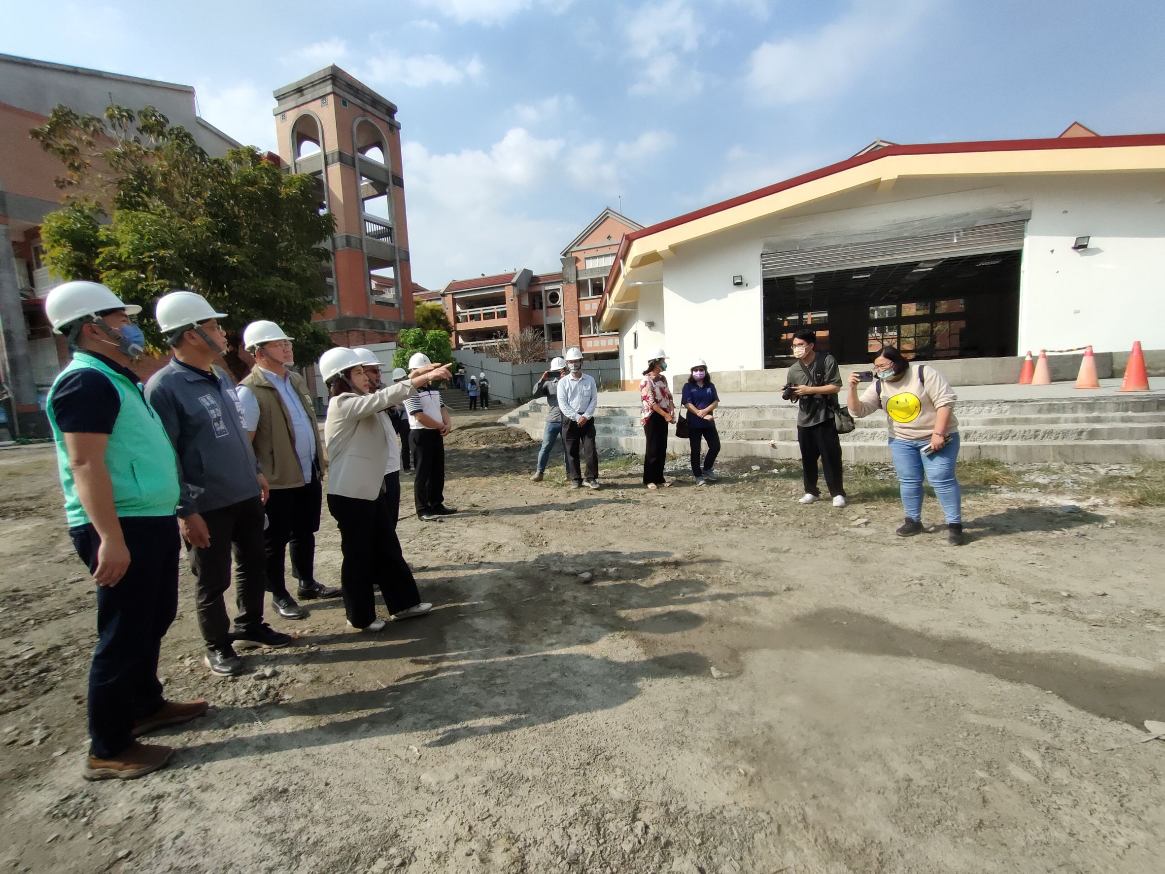 周春米視察玉田國小非營利幼兒園工程進度