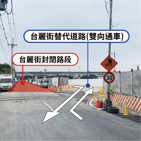 泰山台麗街替代道路開通 塭仔圳工程持續推進
