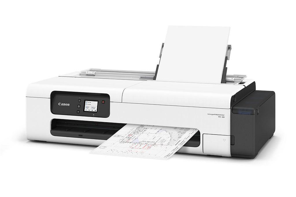 Canon 推出最小巧的大尺寸繪圖機 imagePROGRAF TC-20