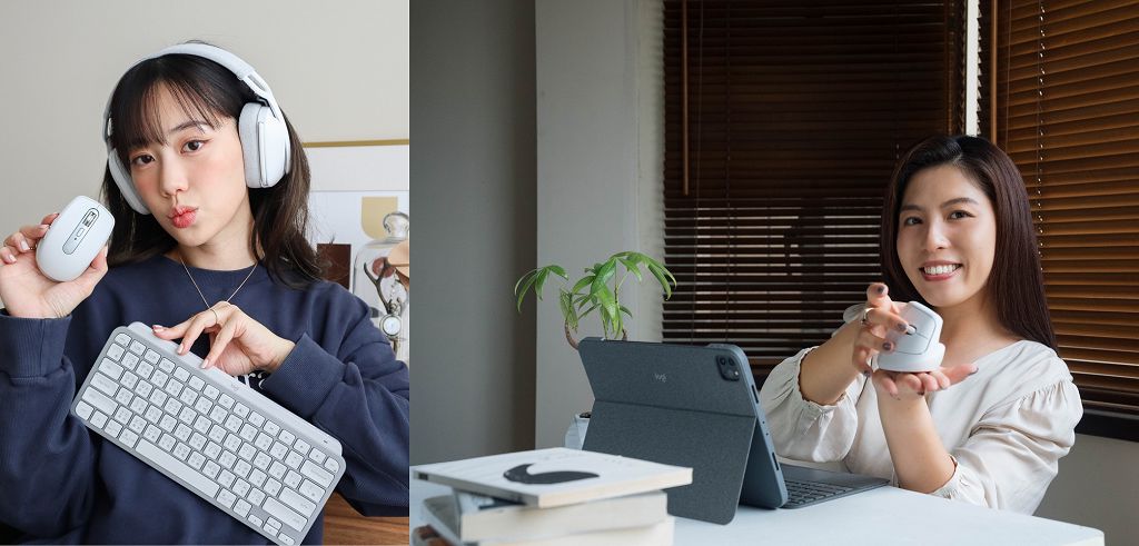 Logitech 推「辦公女子圖鑑」必備職場與創作利器　MX Keys Mini 無線智能鍵盤玫瑰粉新色今起開賣