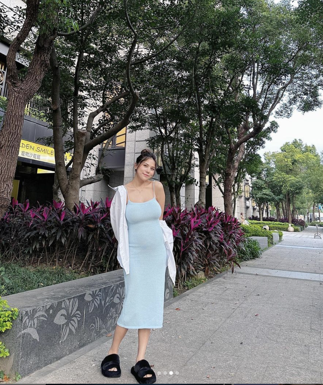 蕾拉挺6月孕肚　一早發文嘆：只有孕婦懂的痛苦