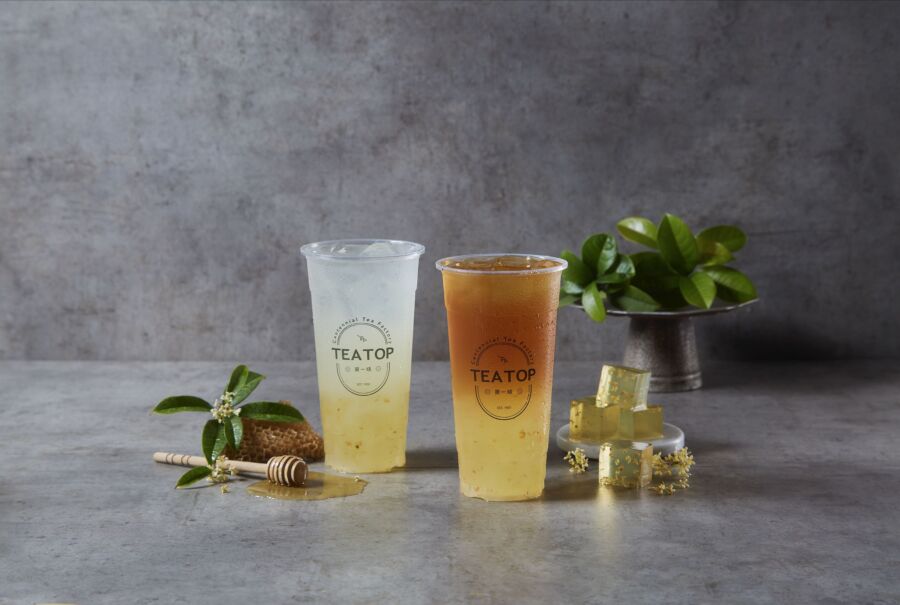 每吸一口有花粒 知名手搖飲桂花系新品擄獲少女心