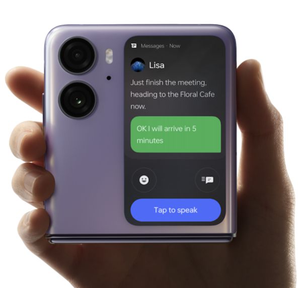 摺疊機 OPPO Find N2 Flip 首度釋出重大更新　外螢幕開放支援 Spotify 卡片、語音轉文字即時回覆
