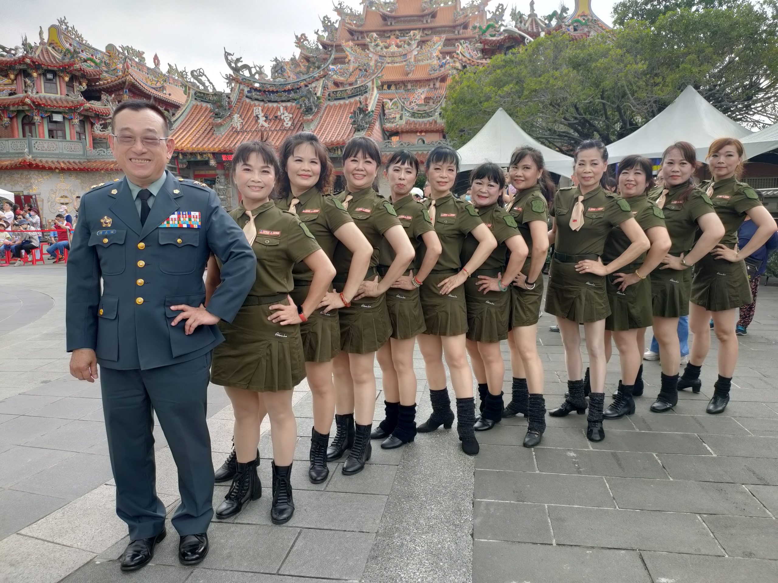 後指部全民國防走入鄉里 民眾體驗驚呼連連