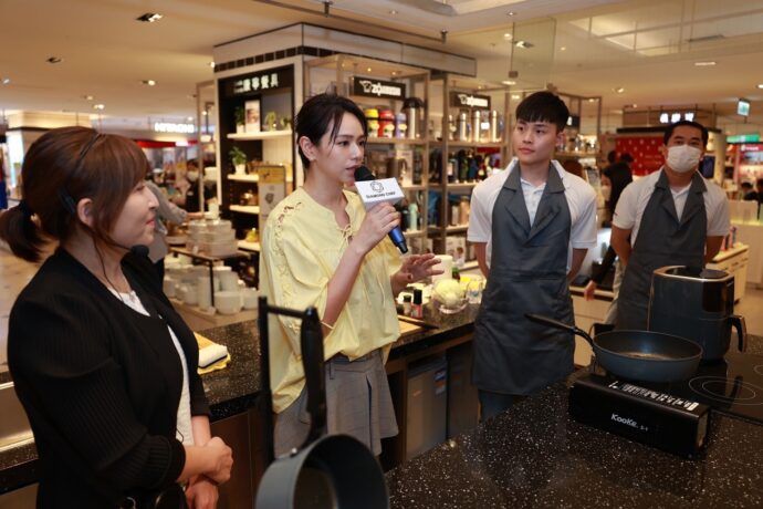 比利時工藝設計精品鍋具DIAMOND CHEF 鑽石主廚夏于喬擔任一日店長分享挑選廚具小撇步