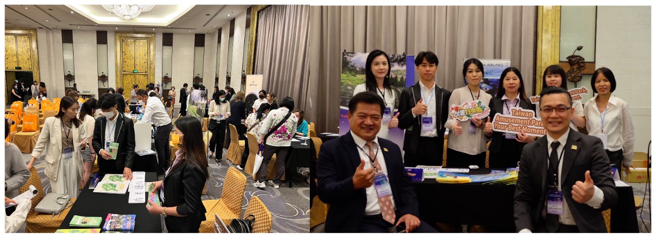 交通部觀光局攜手臺灣觀光遊樂區協會在泰國曼谷聯合國際行銷「台灣好樂園」