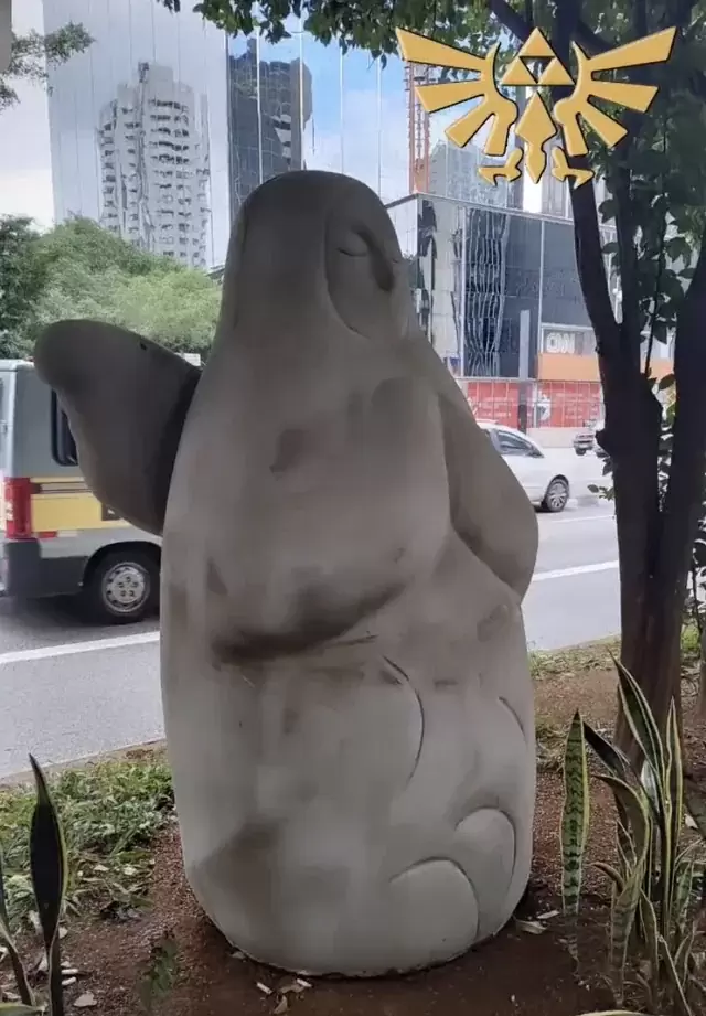 巴西街上出現《薩爾達傳說 王國之淚》女神像，但不保證能幫你增加心之容器