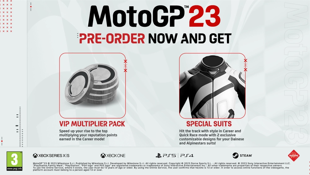 《MotoGP 23 世界摩托車錦標賽 2023》將於6月8日上市 亞洲獨特特典同步公開！