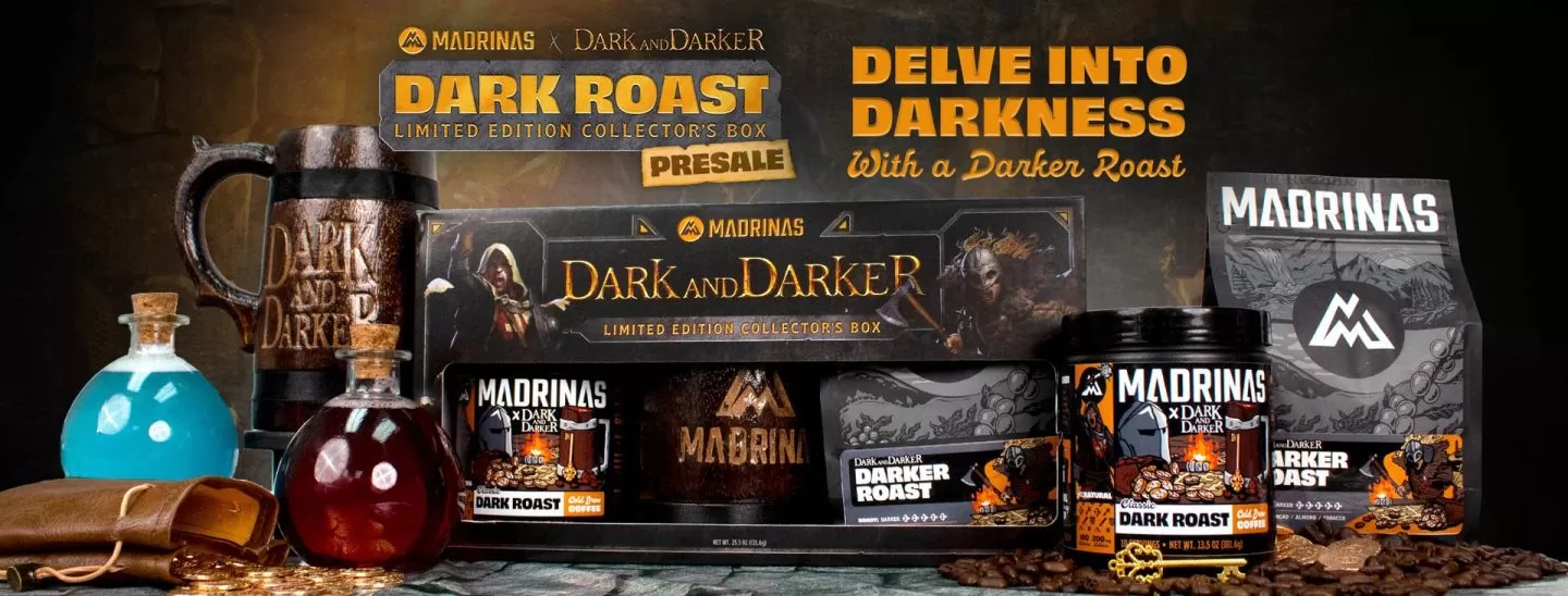 《Dark and Darker》上市時間還未定，合作咖啡大酒杯限定組已銷售一空