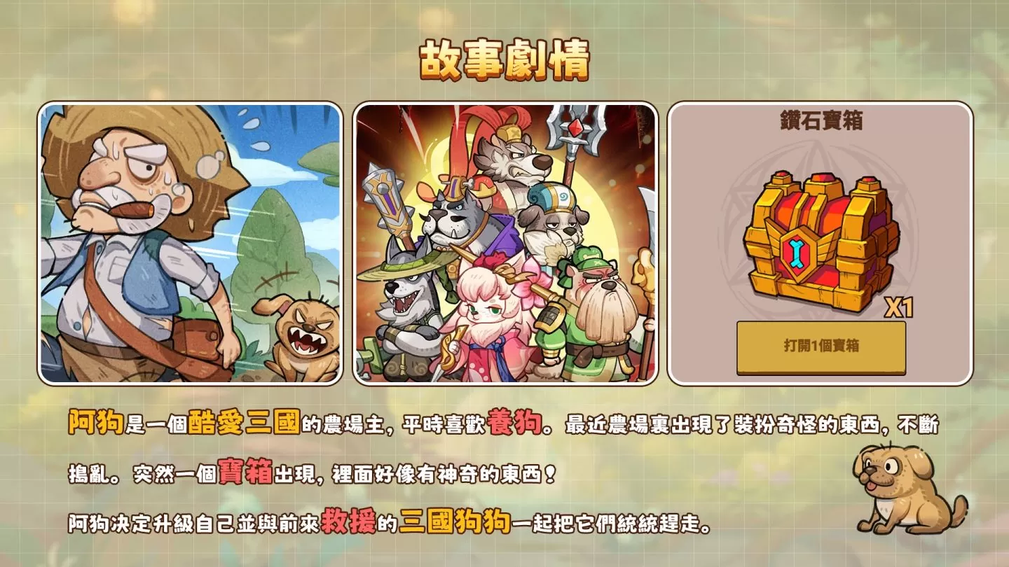 《這個三國汪汪叫》雙平台商店預註冊，事前登錄活動正式開跑！同步釋出遊戲世界觀